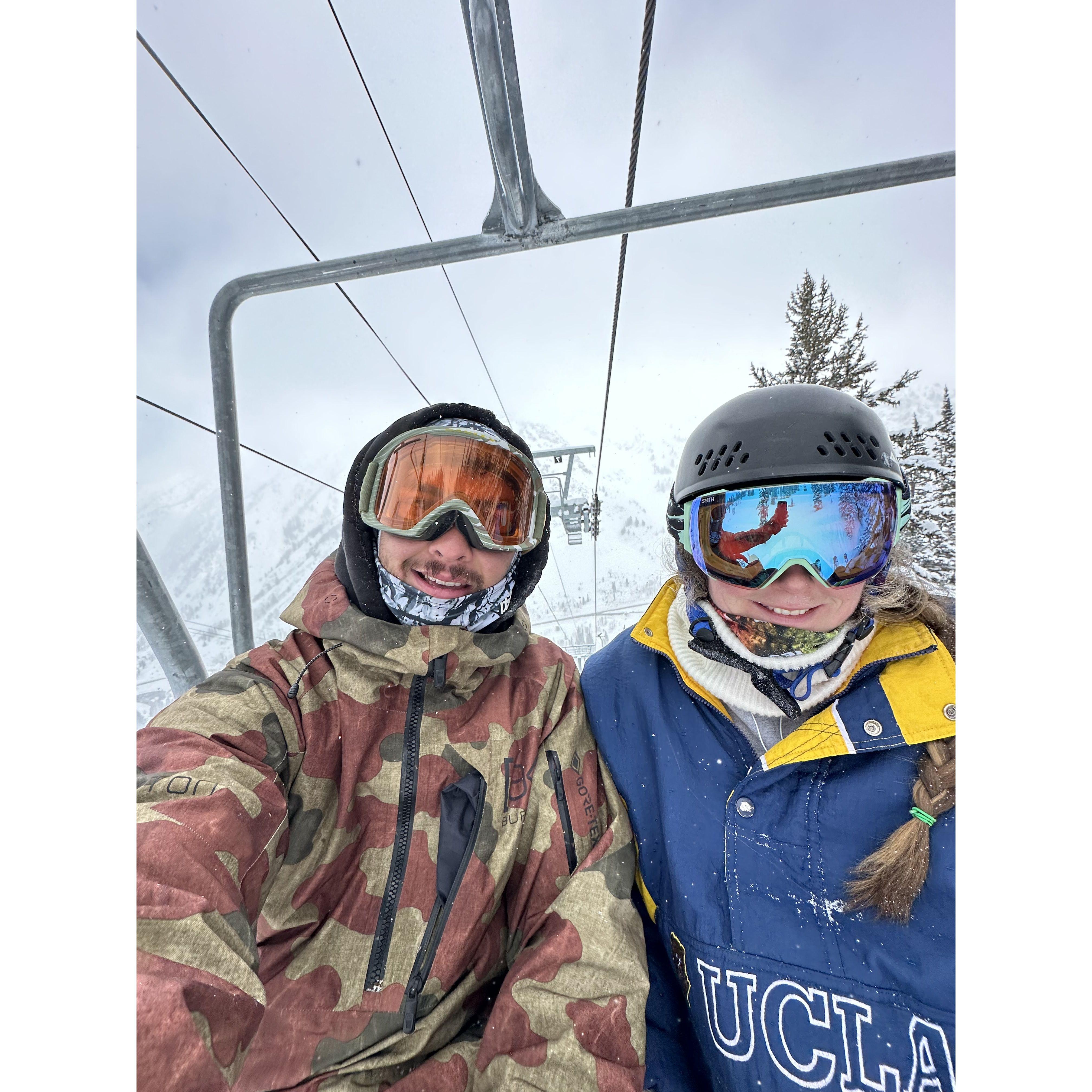 Engagement Trip - Snowboarding