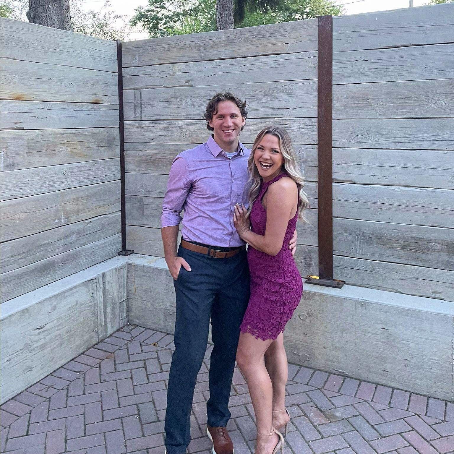 Having a ball at Kristin & Mike’s rehearsal dinner