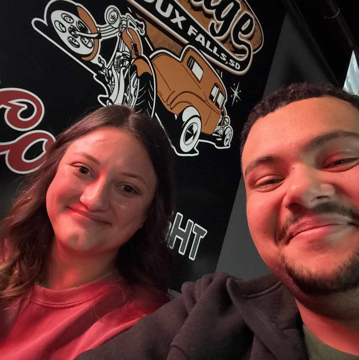 Our first Christmas together in Sioux Falls