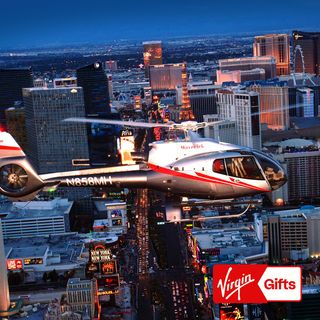 Dinner Adventure & Night Helicopter Tour For 2 with 2 Beverage Packages - Las Vegas