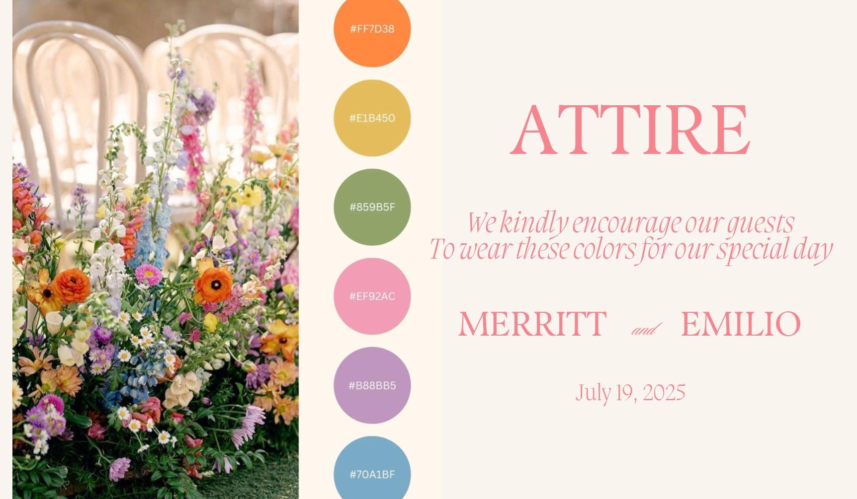 The Wedding Website of Merritt Wingate Montgomery and Emilio Vivianno Lopez