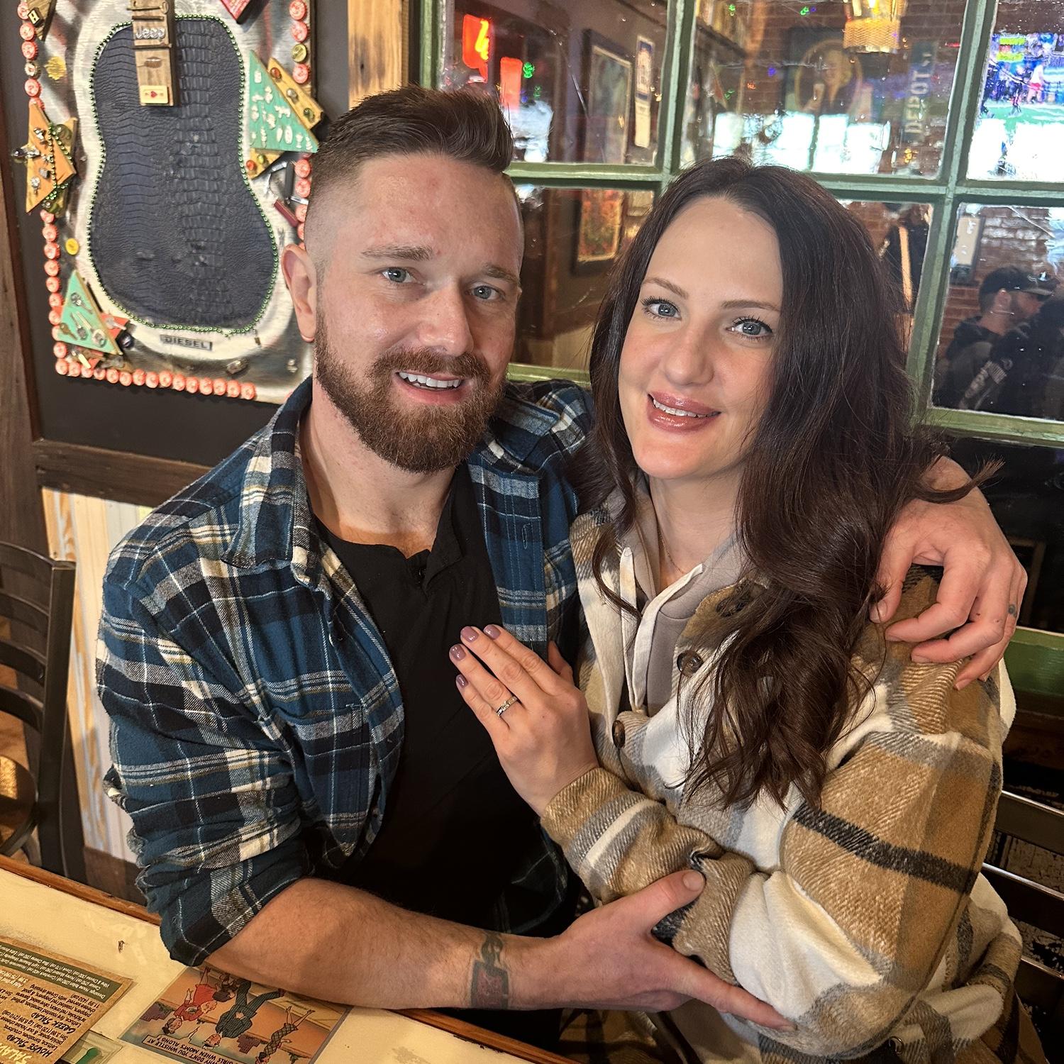 After I said Yes! Lunch at Lost Pizza company