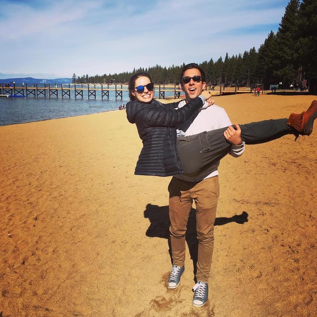 pretending we ski in Tahoe