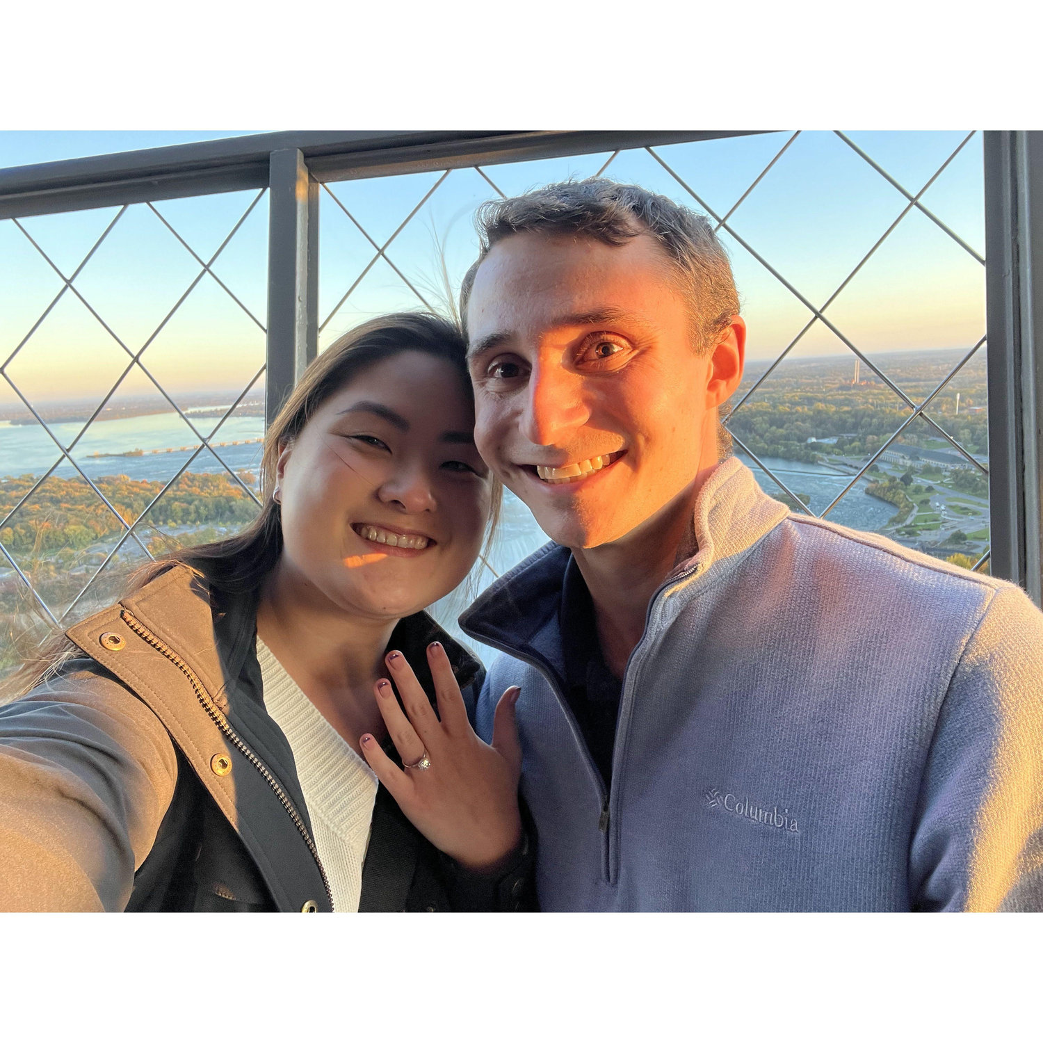 Said "yes" at Skylon Tower in Niagara Falls!