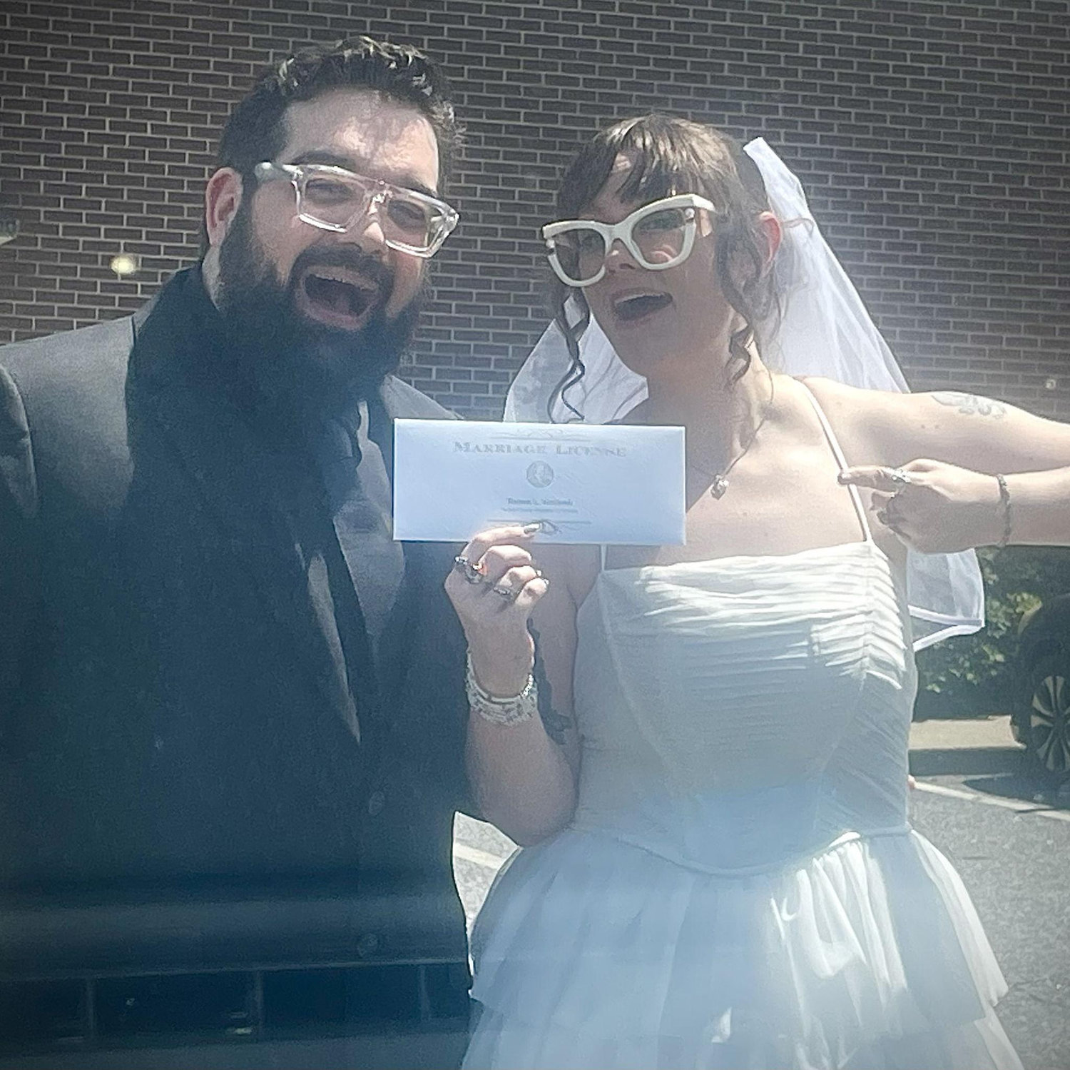 Marriage license!