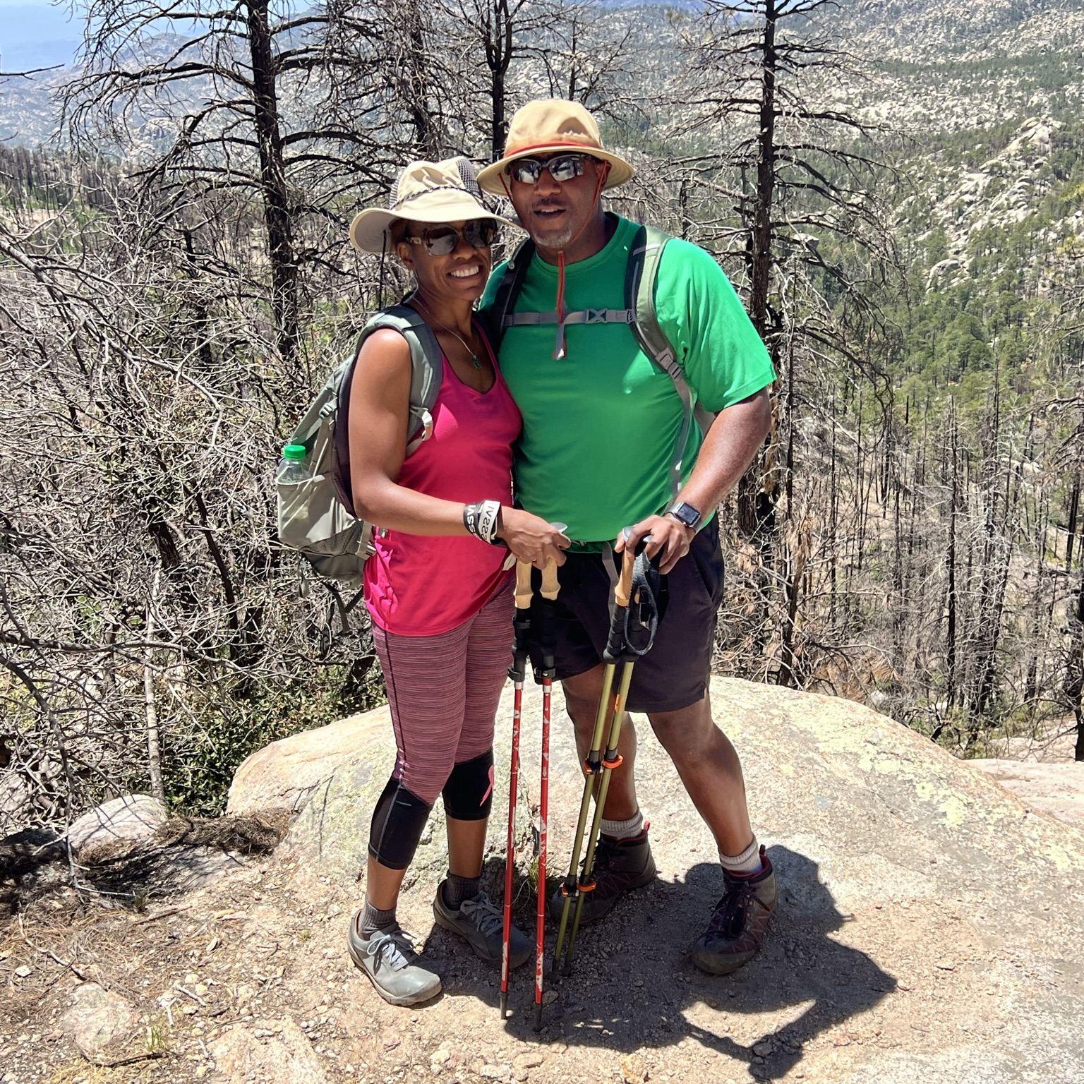 Tucson, Az… went on a hike at Mt. Lemon.
