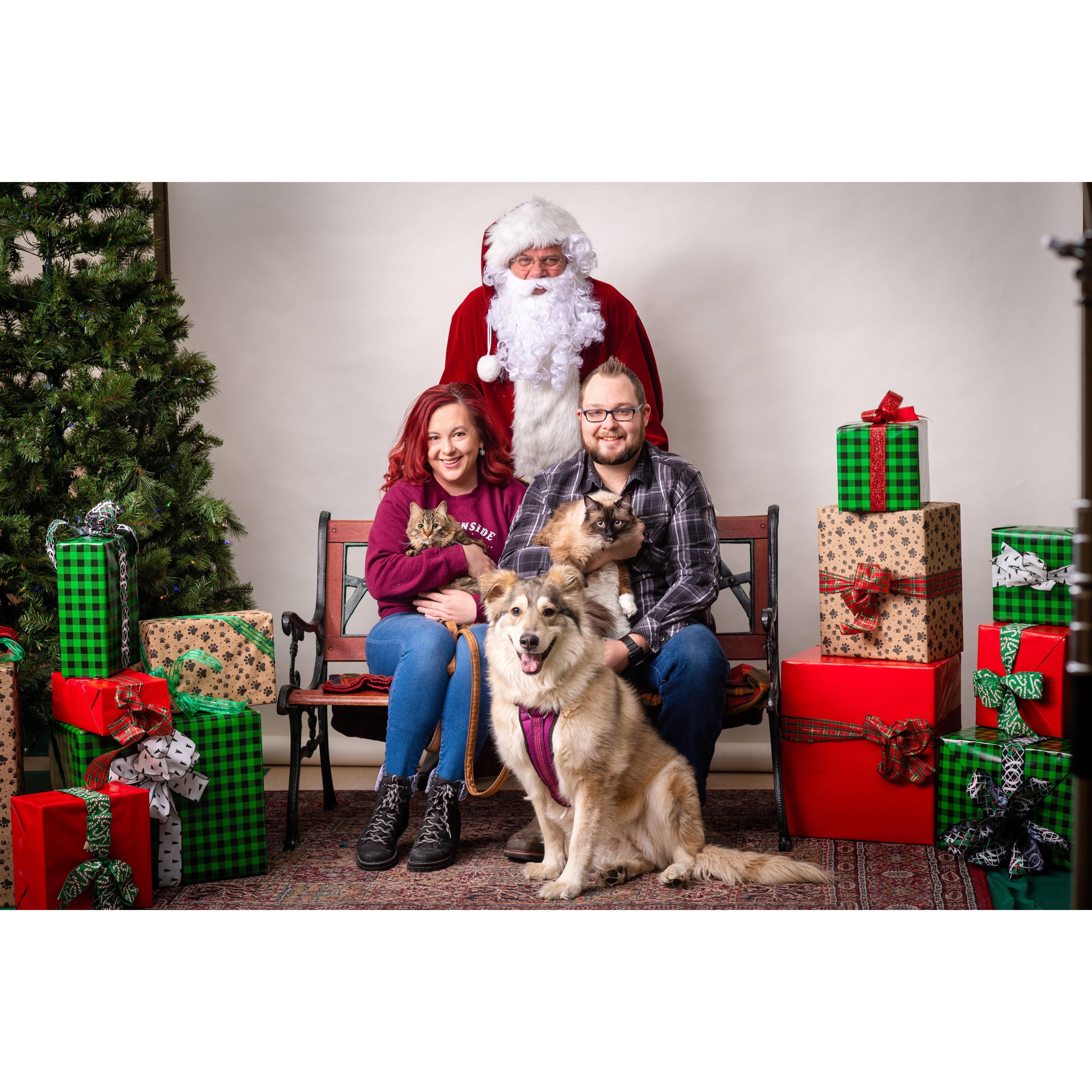 Our family Christmas photo of 2022.