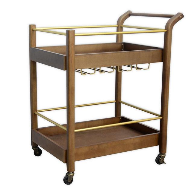 O&O by Olivia & Oliver™ Bar Cart in Walnut