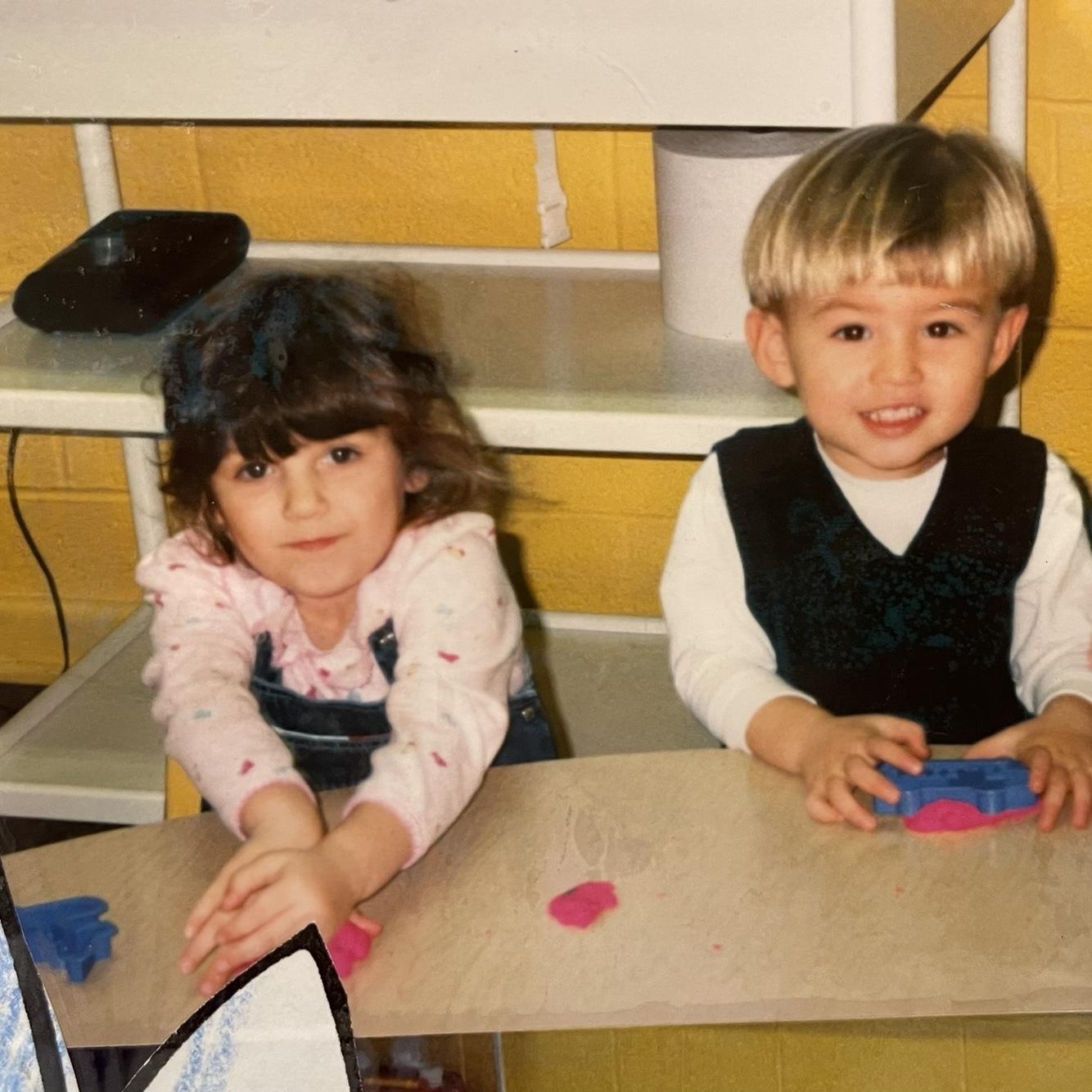 Our first photo together, Kitty Hawk United Methodist Preschool.