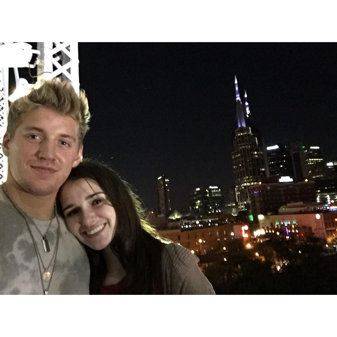 Long distance wasn't so bad because Michael would visit Halie in Nashville every fall and spring!