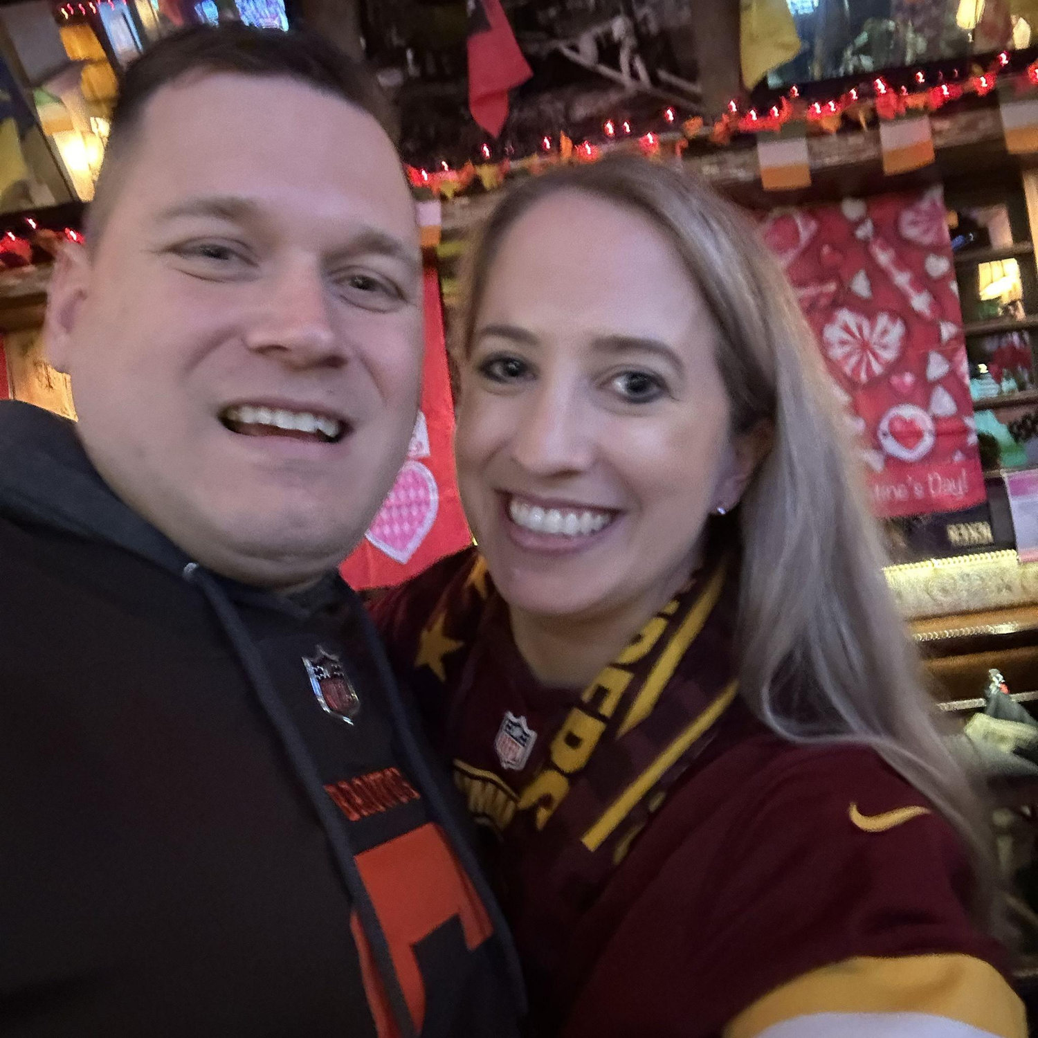Watching football in NYC
