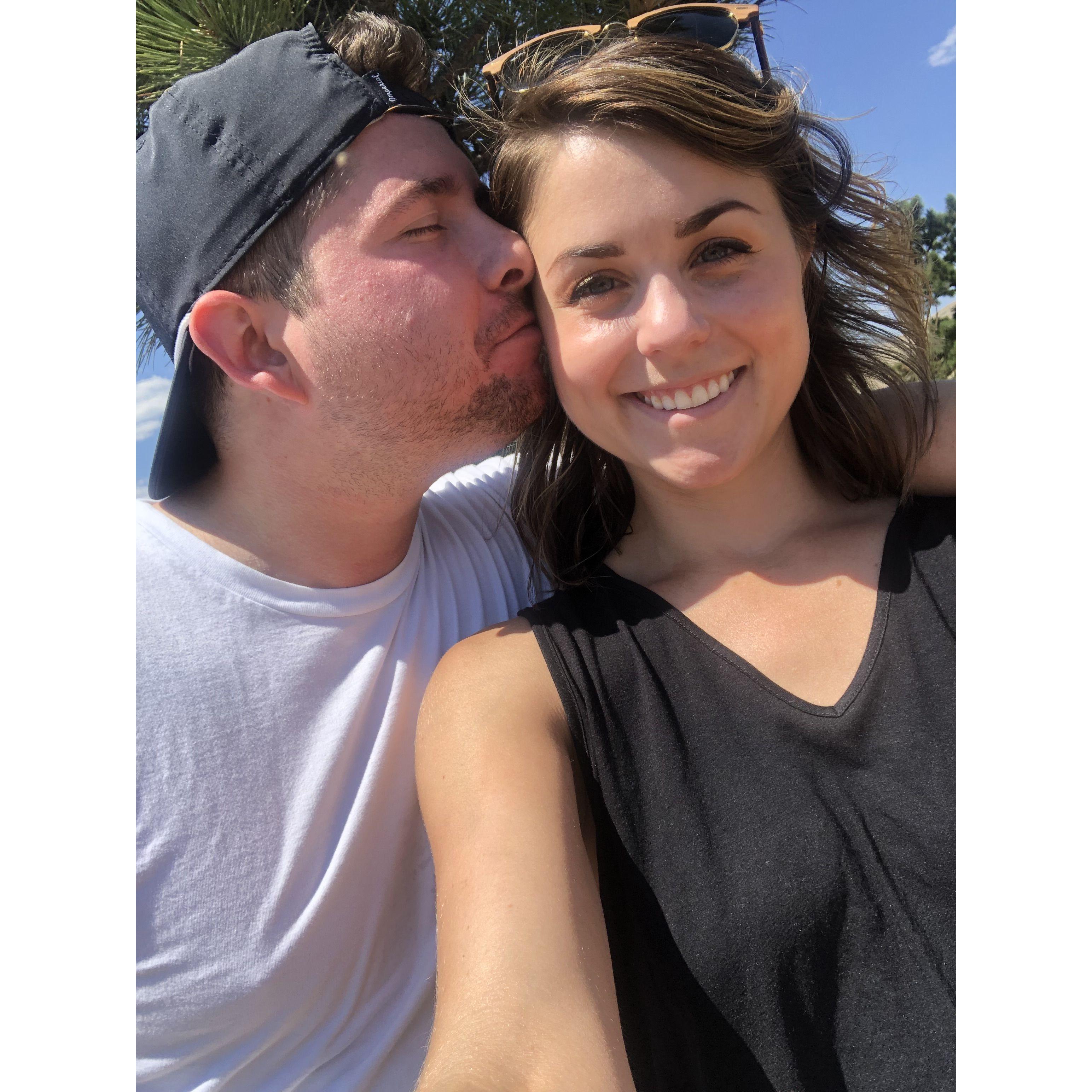 Our very first photo together