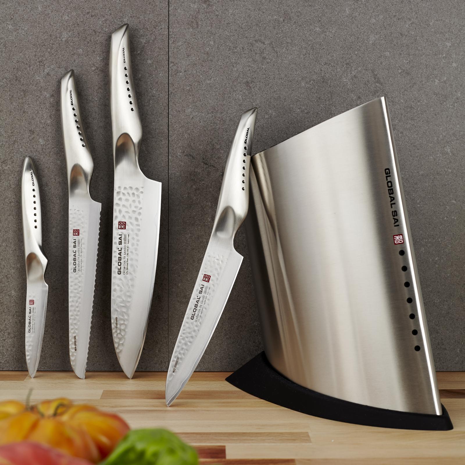 ヤクセル　嵐　6Pセット(knife＆block) Amazon.com: Yaxell Ran Plus 16 Piece Knife Set - Made in Japan