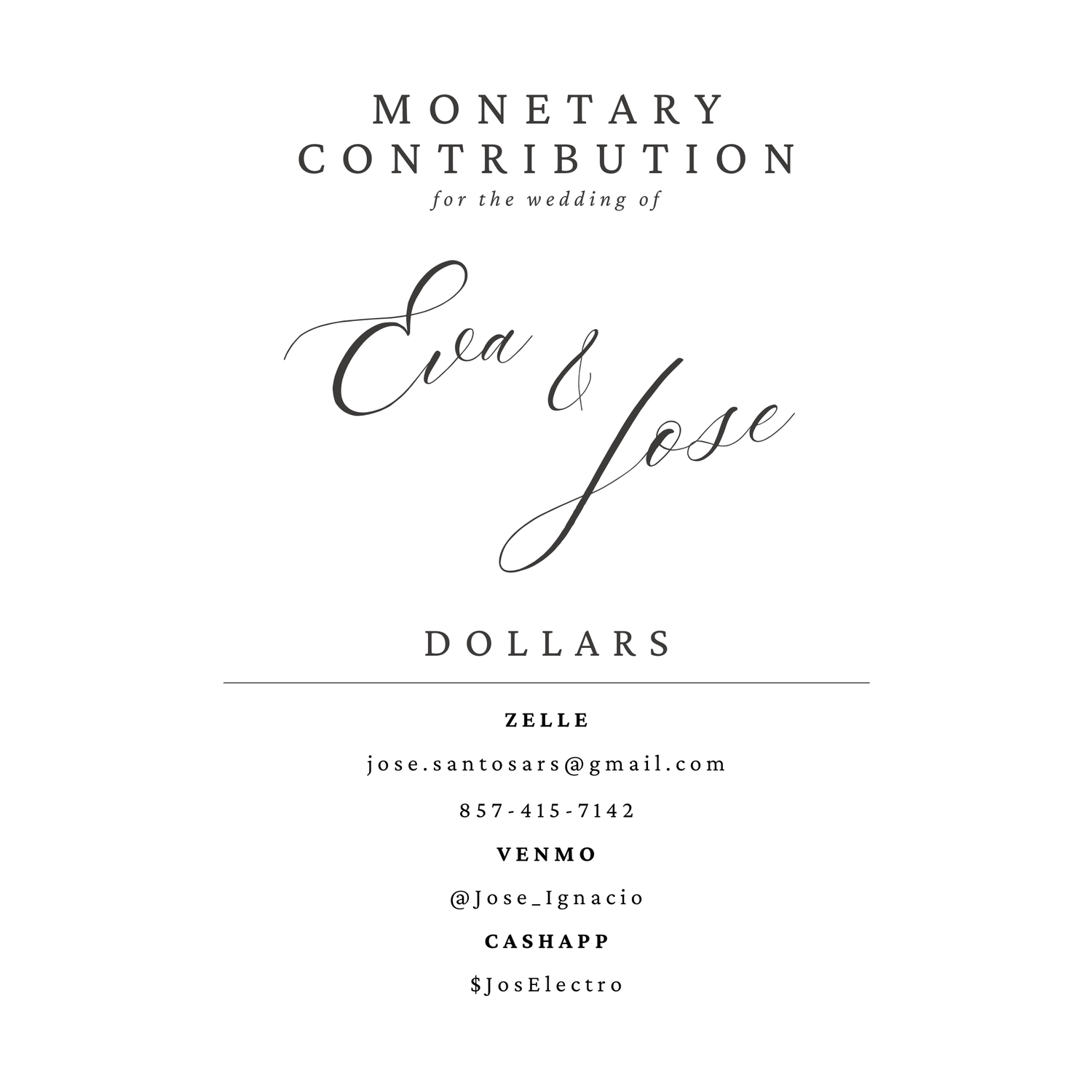 Monetary Contribution