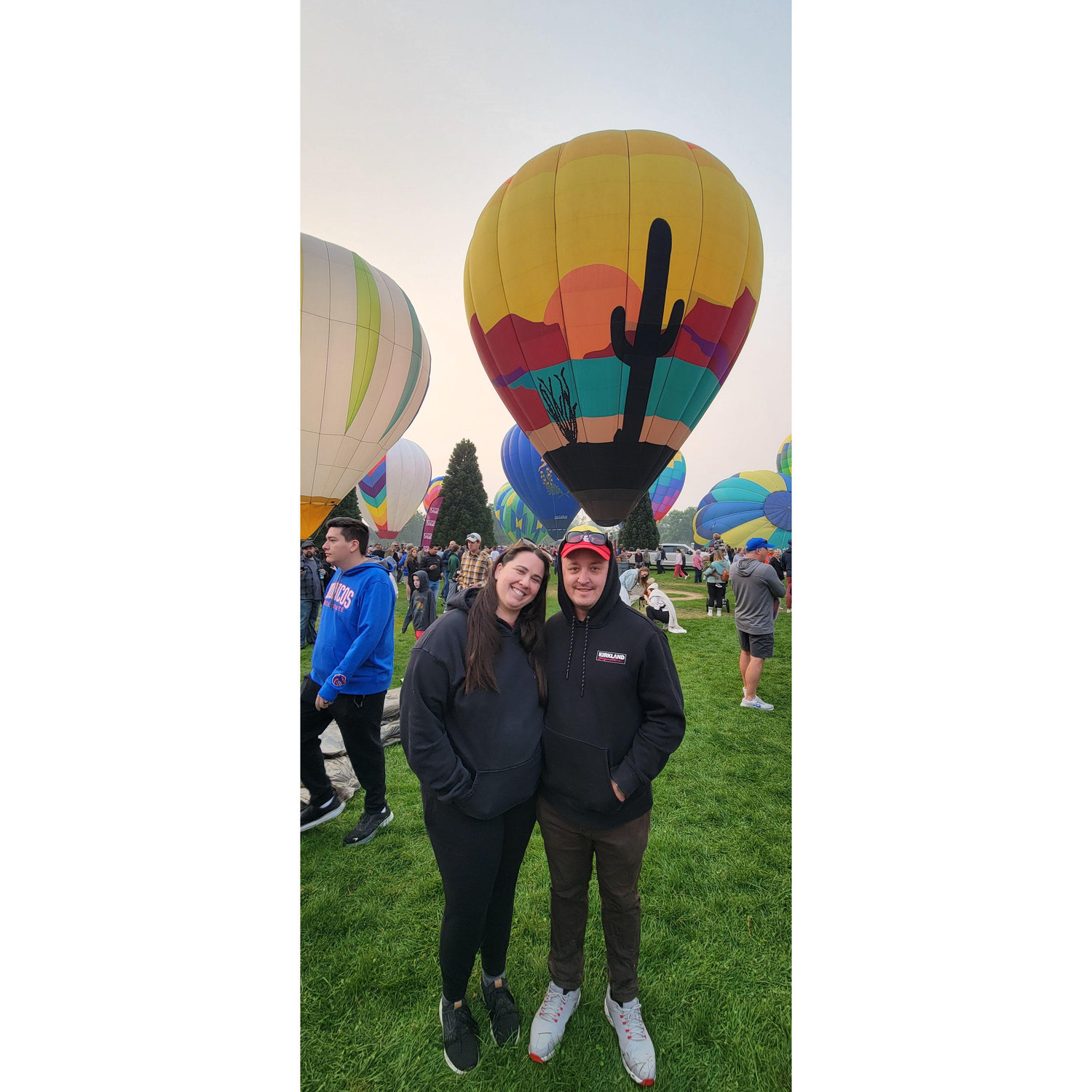 They (but mostly Kayla) love balloons!