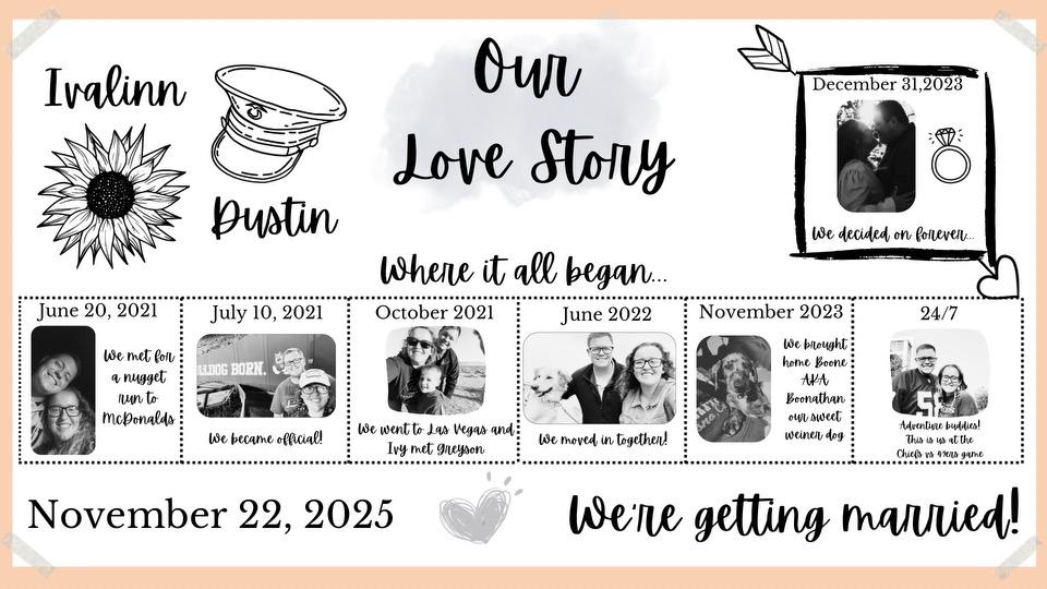 The Wedding Website of Ivalinn Palmer and Dustin Walters