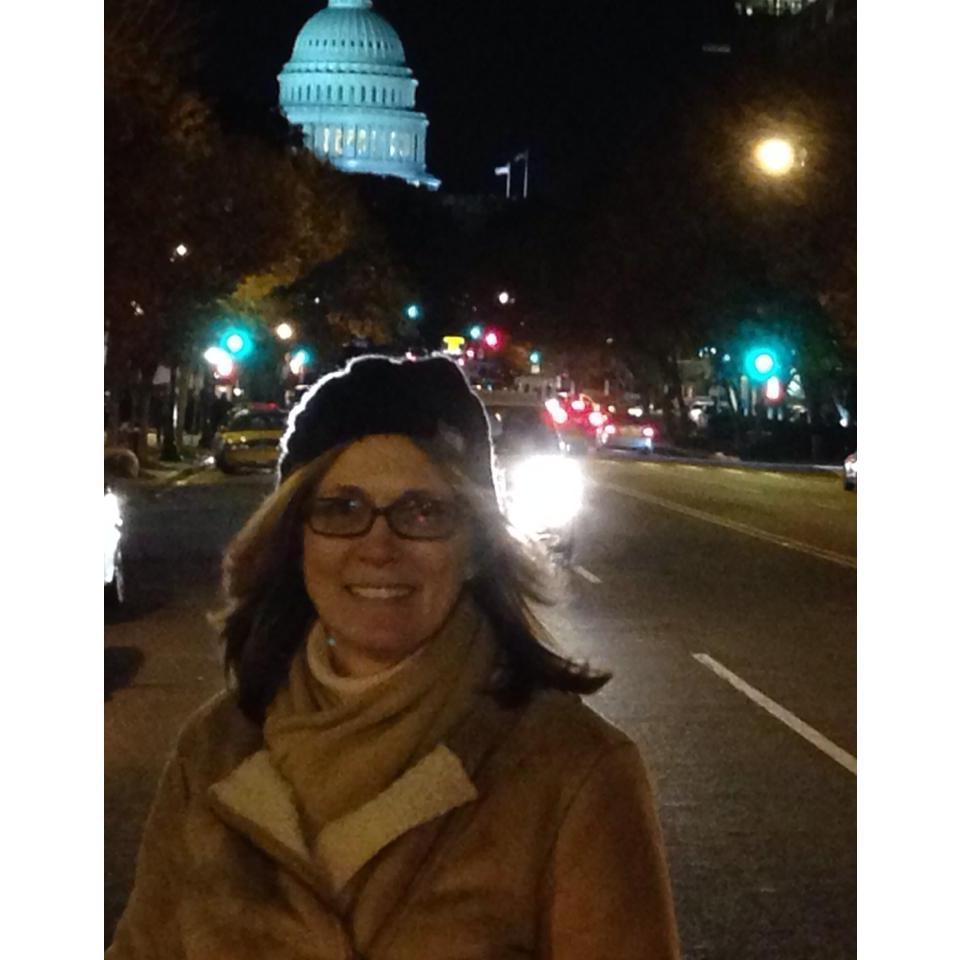 And my turn to stand in the street on our first date to DC in 2013.