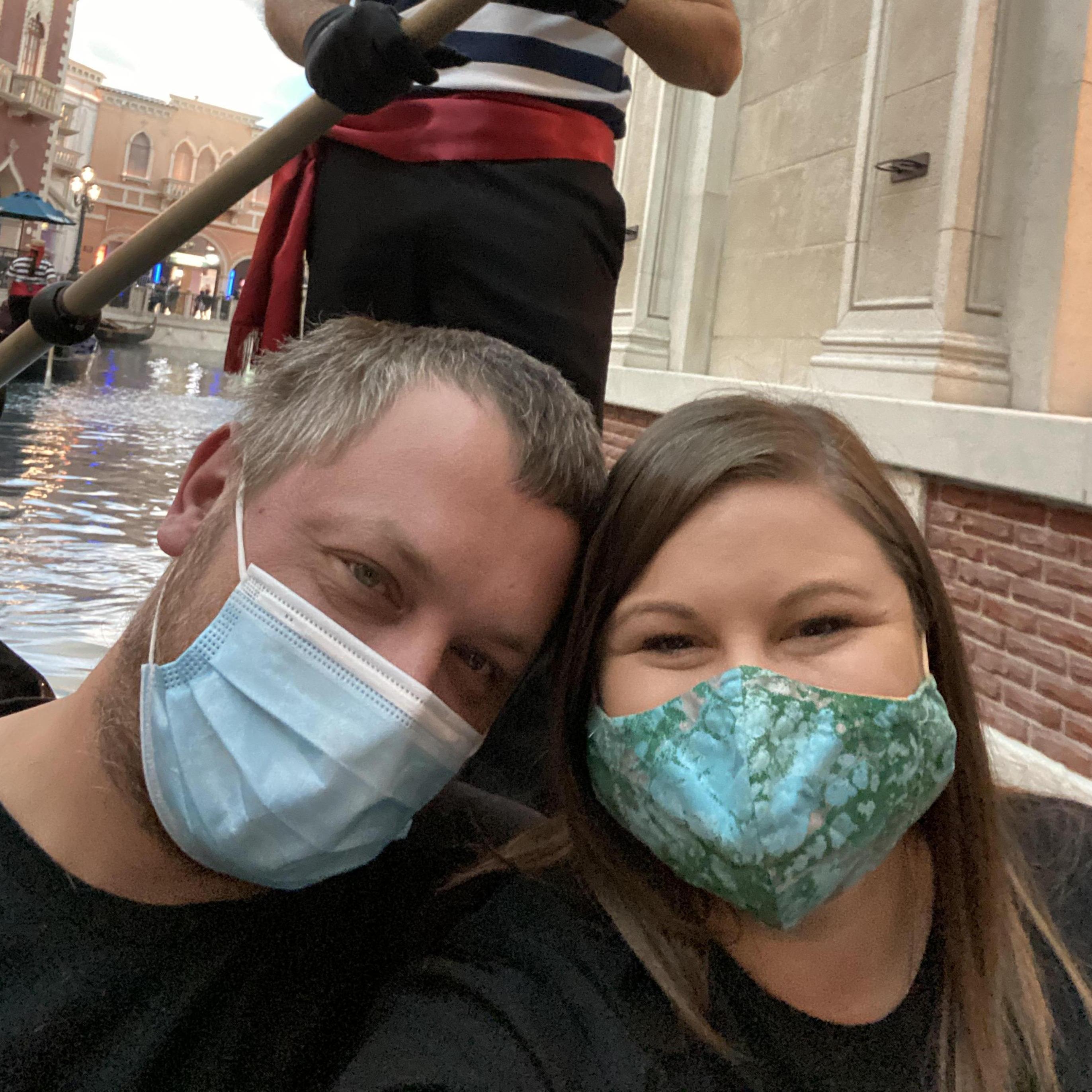 We took a Gondola ride on our last day in Vegas!!! Erin surprised me with it.