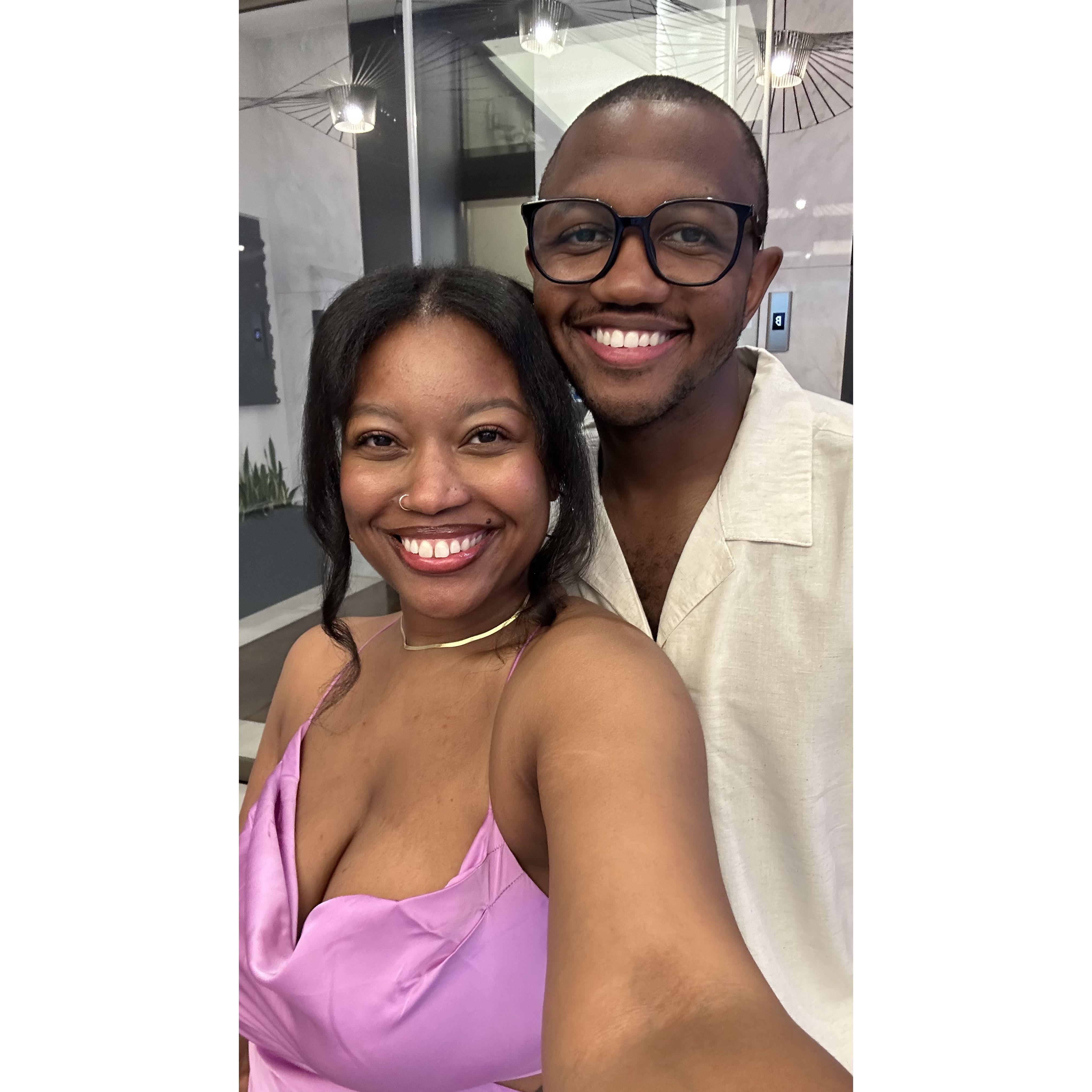 Our very first date in Dallas, Texas & the day he asked me to be his girlfriend.