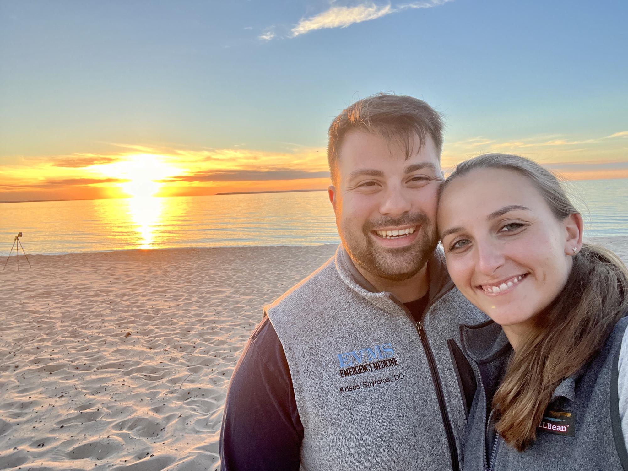 Sleeping Bear Dunes National Seashore, sunset. June 2022