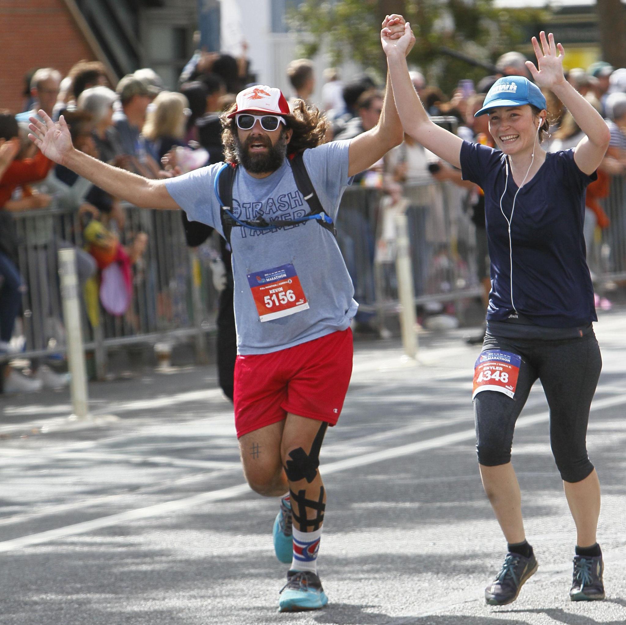 Crossing the finish line together. As we always should be...