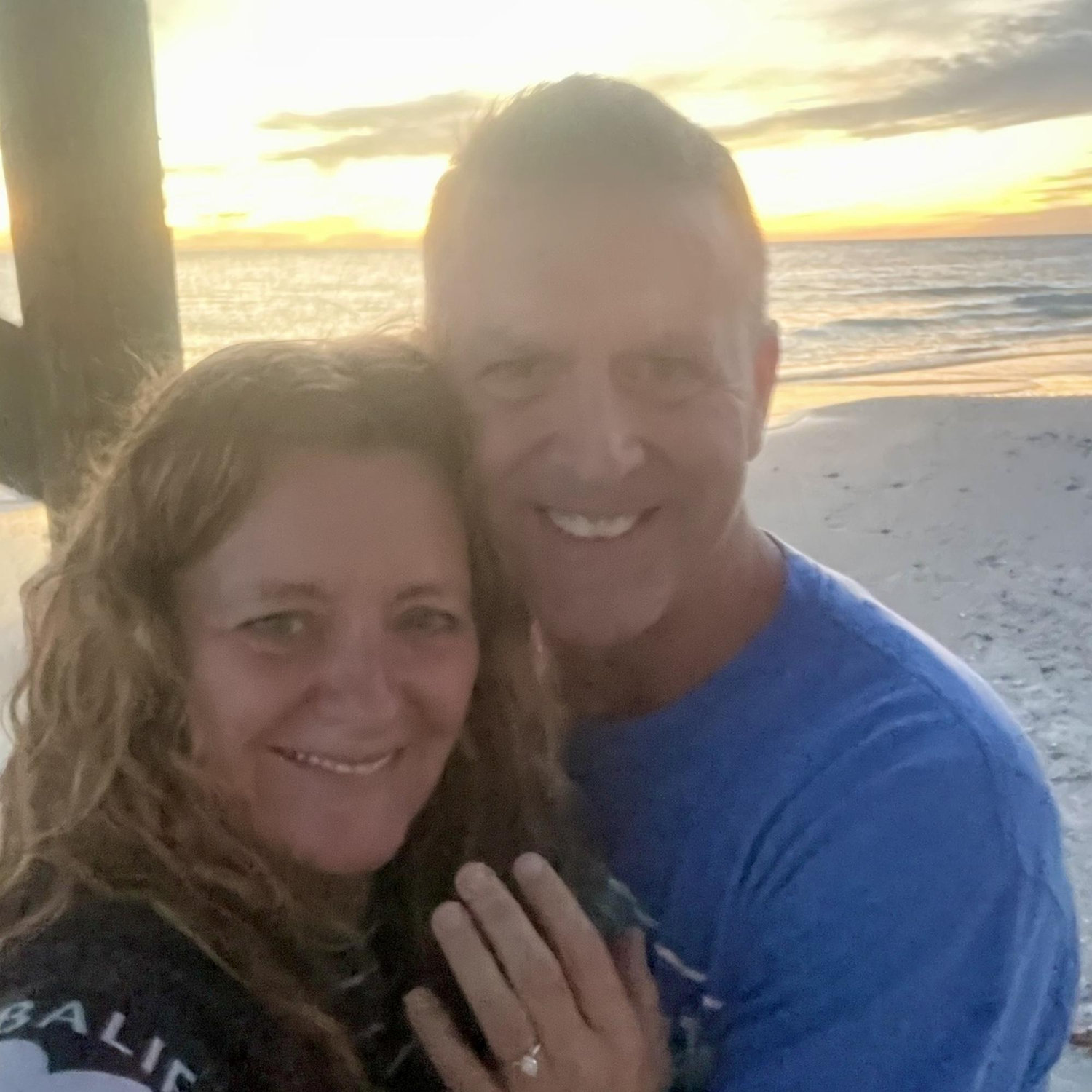 Whitney proposed under our favorite pier!