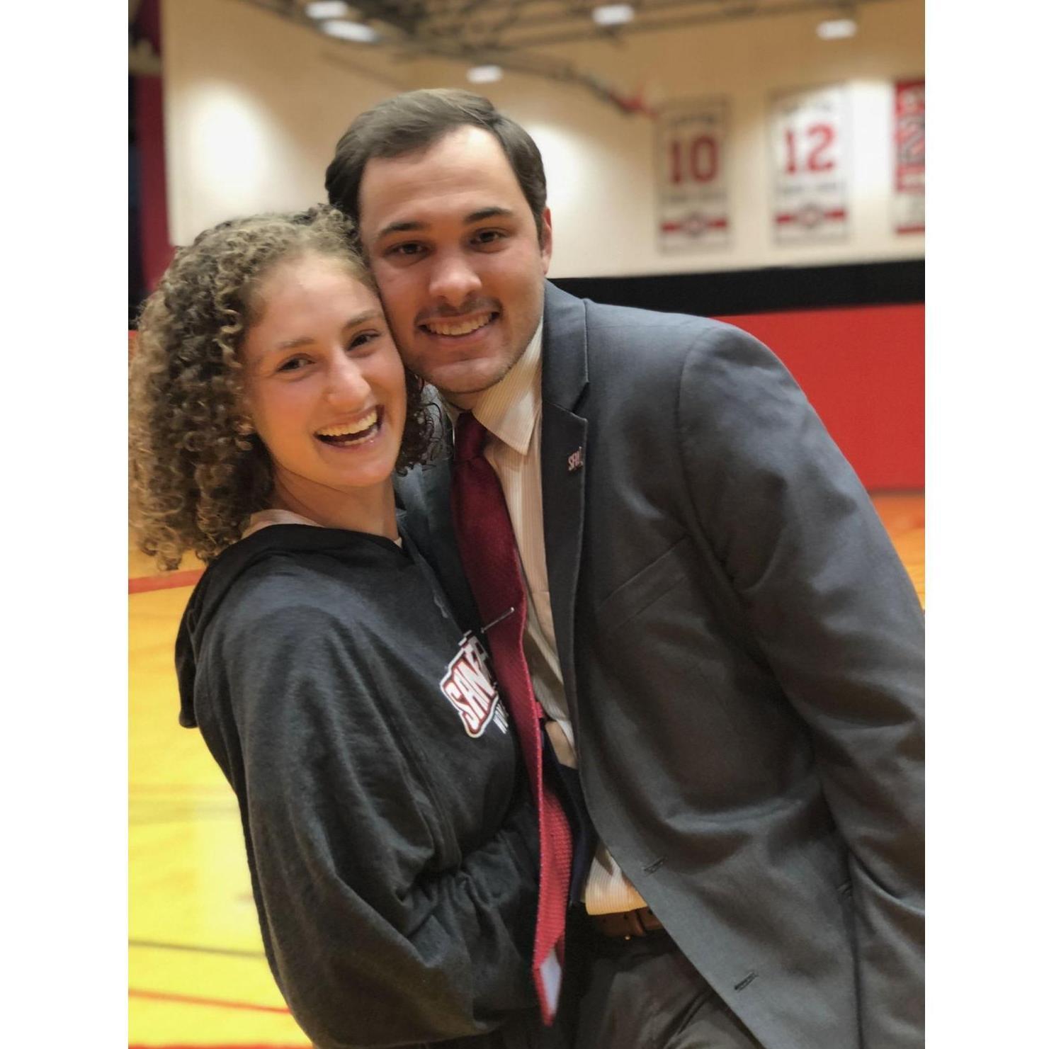 Joe's first coaching job in lil Loretto, PA at Saint Francis