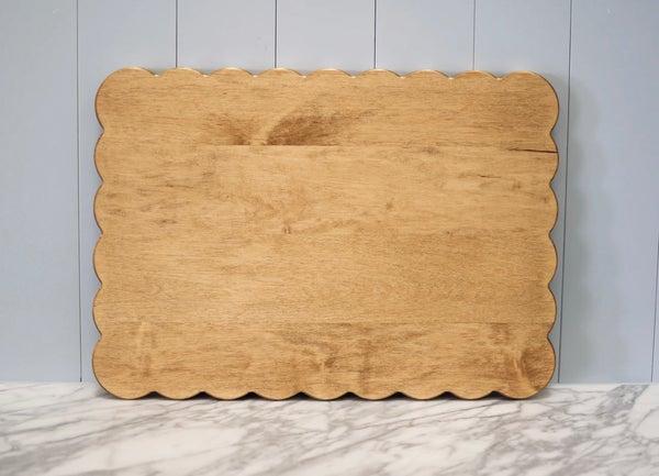 Harvest Board Rectangle Scallop