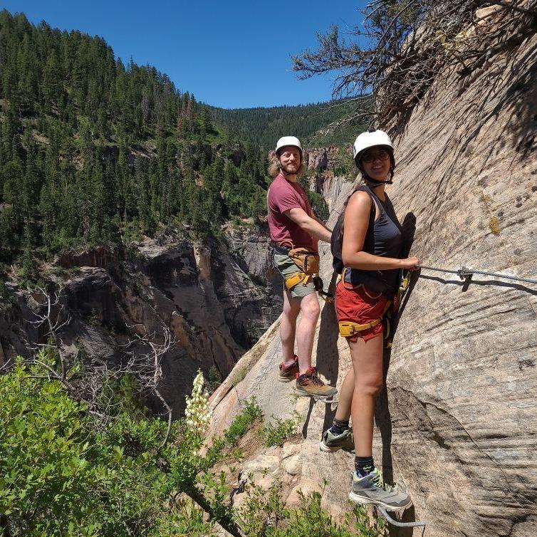 2021 Via ferrata hike in Zion National Park, Utah