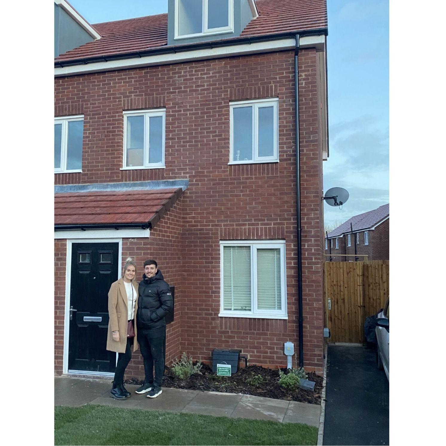 We moved into our first home.