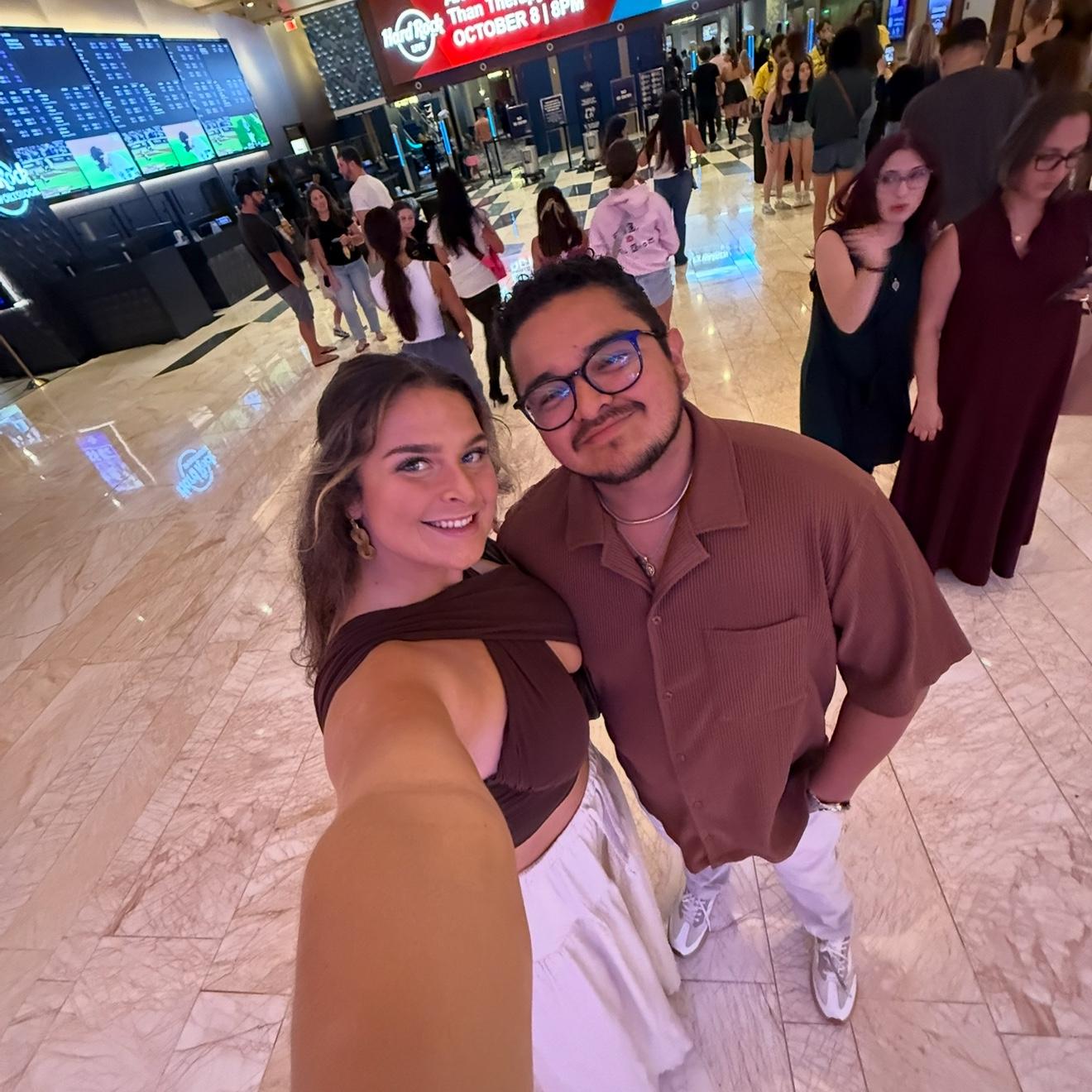 Seeing our favorite artist!
Fun Fact: Madison is walking down the aisle to one of his songs and her grandma is playing it on the piano!