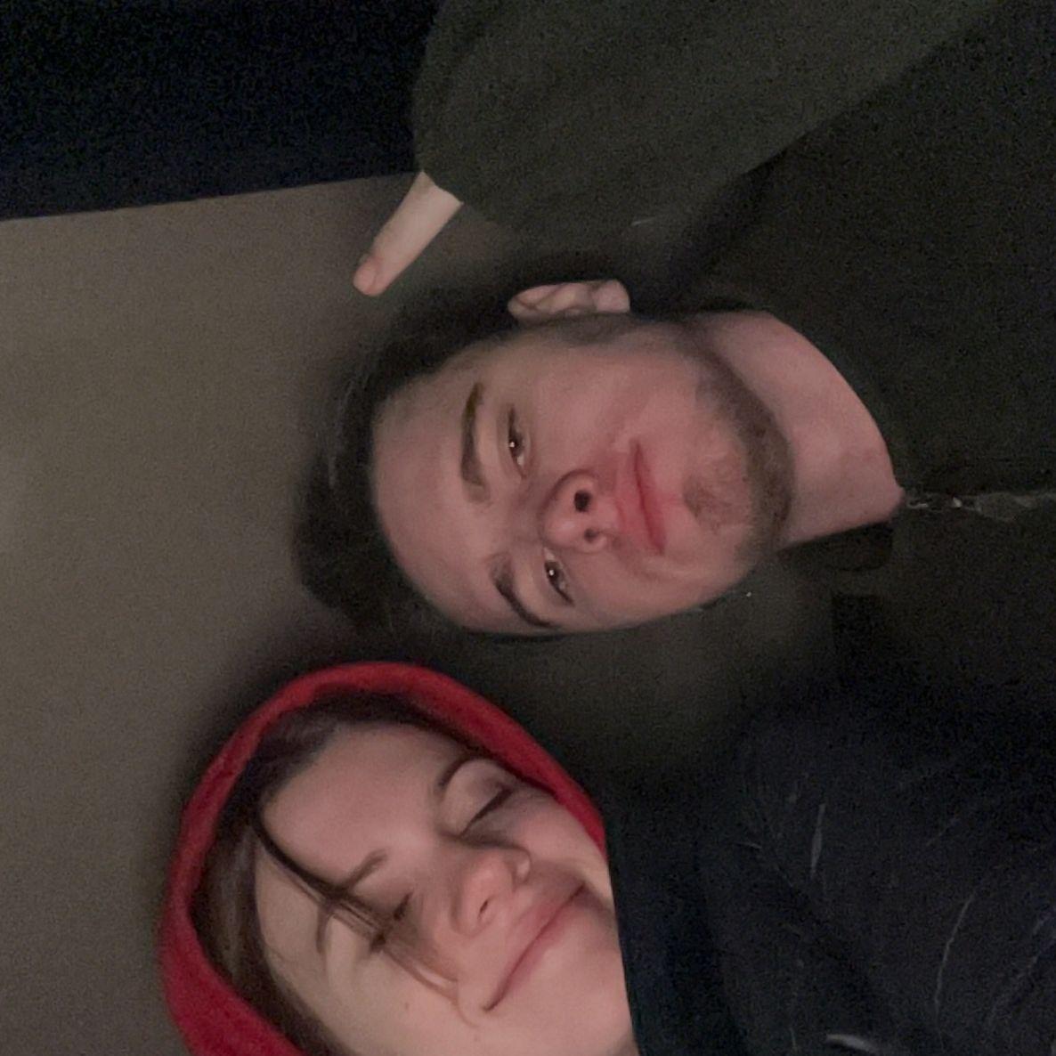 3 months into dating, our first Christmas season together going to see Christmas lights