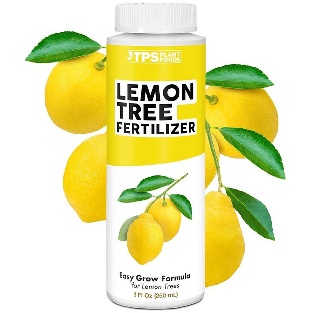 TPS NUTRIENTS Lemon Tree Fertilizer, Complete Lemon Tree Plant Food, 8 oz (250mL)