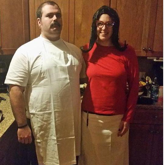Halloween as Bob & Linda Belcher