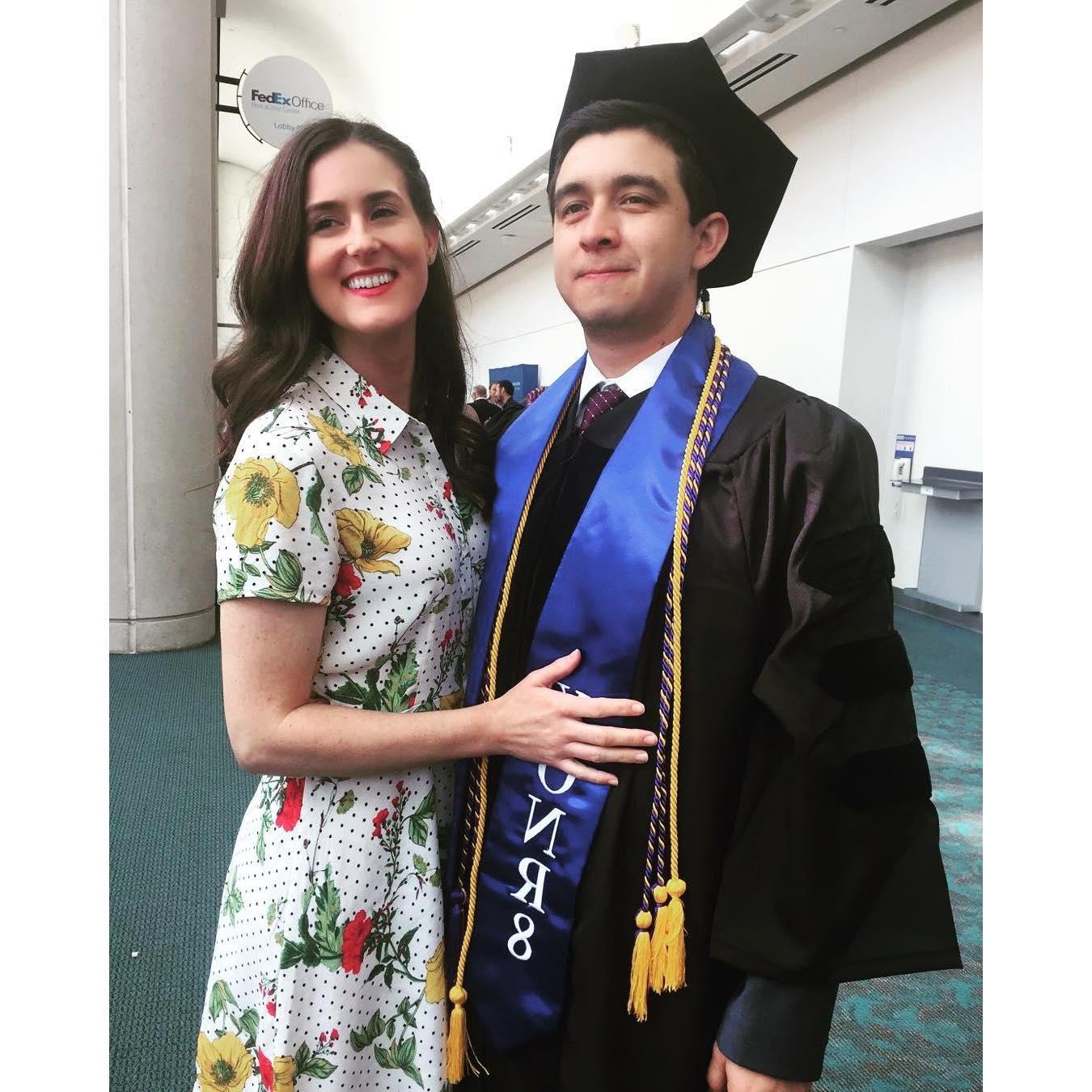 Chris' law school graduation