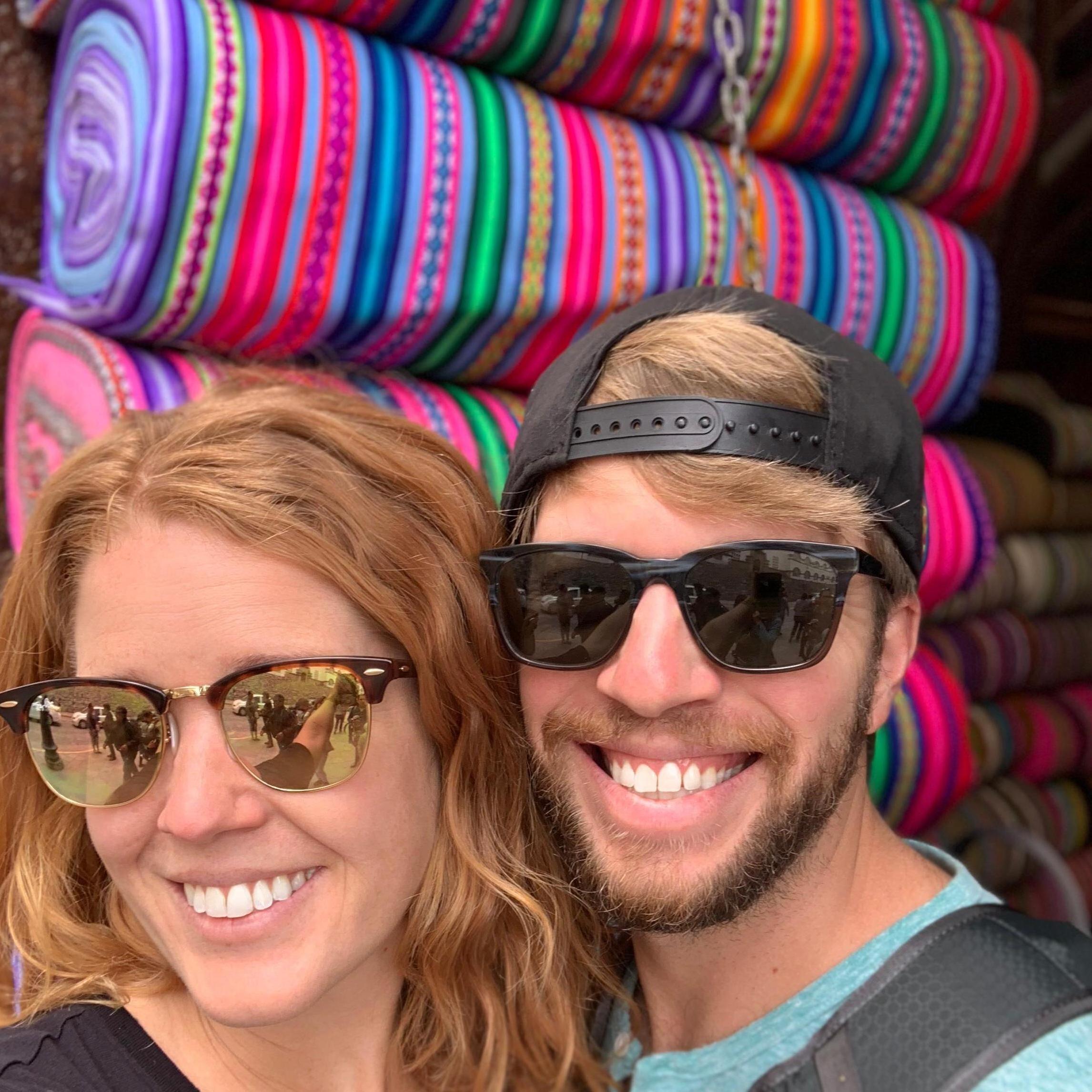 Textile market in Cusco, Peru