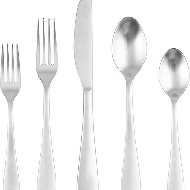 Cambridge Silversmiths Satin Lourdes 45-Piece Flatware Set, Service for 8