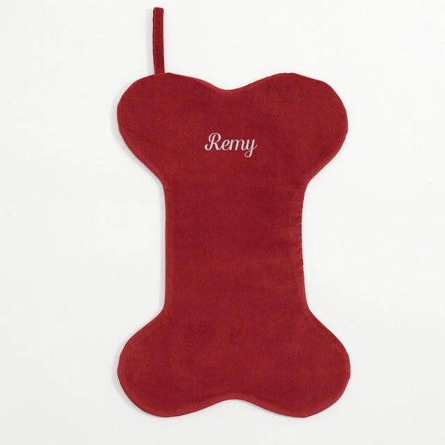 Classic Velvet Bone Pet Stocking