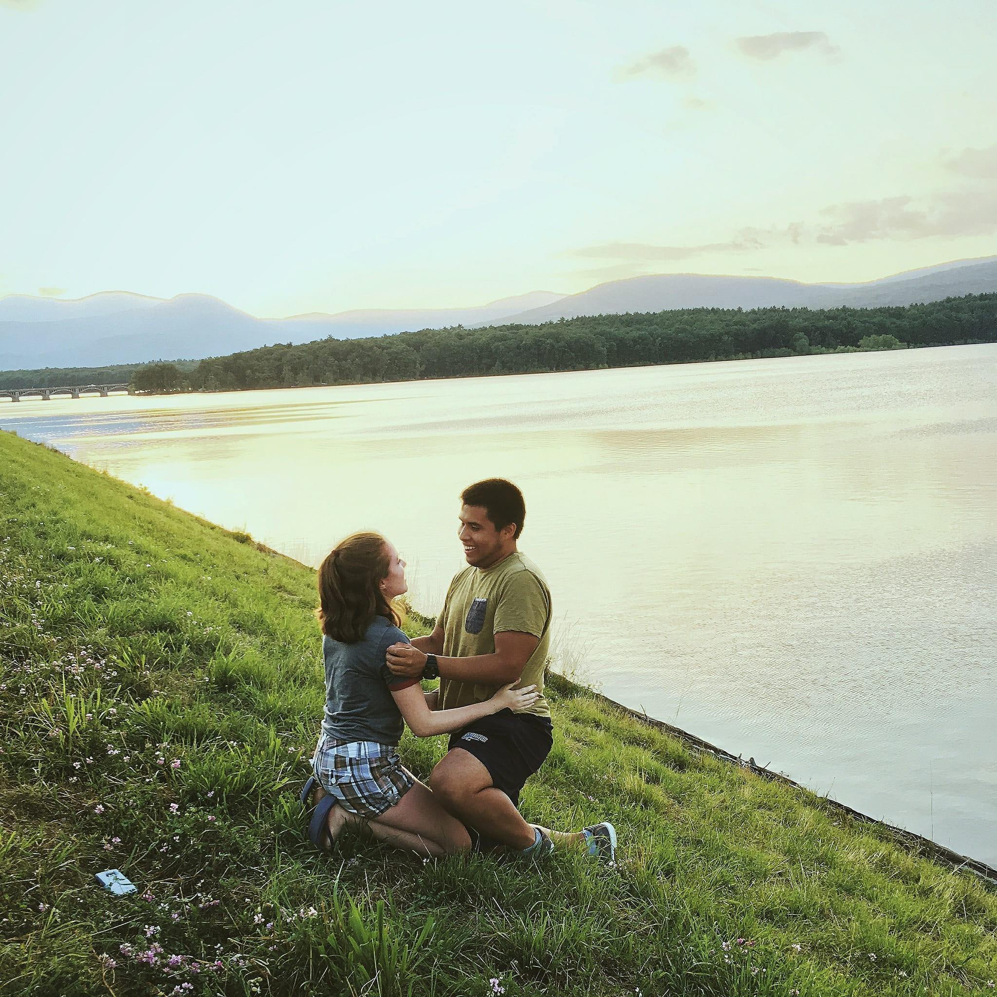 This is the moment right after I told my sweetheart that I wanted to spend my forever with him.