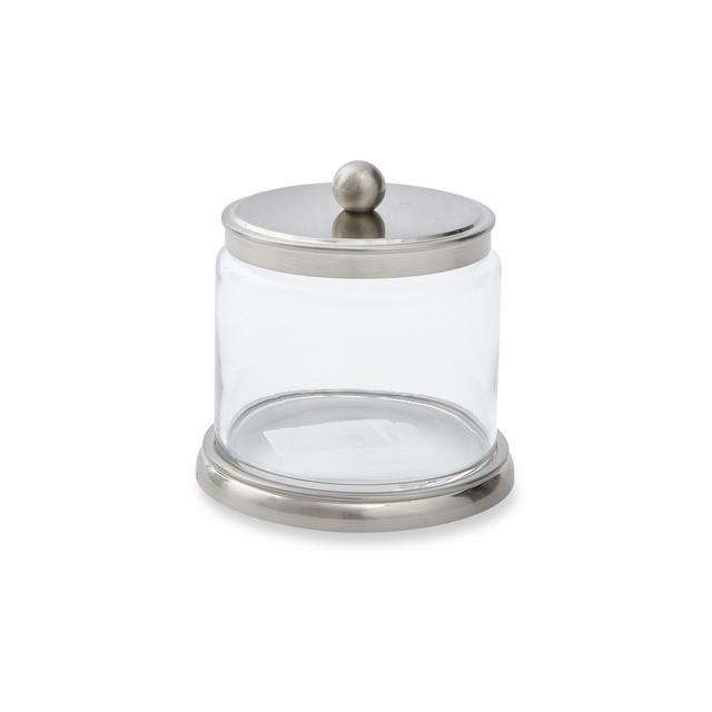 Baltic Linen® Bigelow Small Storage Jar in Brushed Nickel
