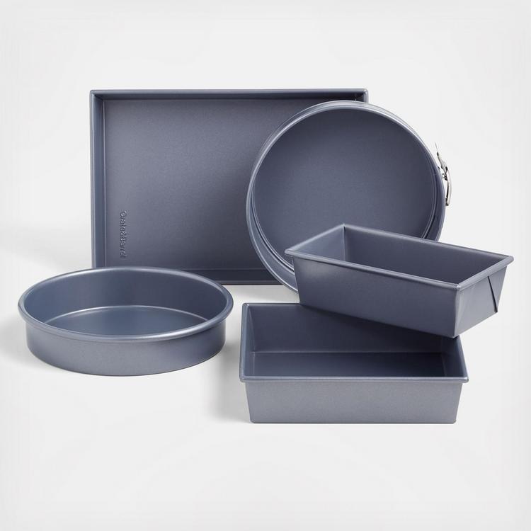 Crate & Barrel Slate Blue 24-Cup Mini Muffin Pan + Reviews