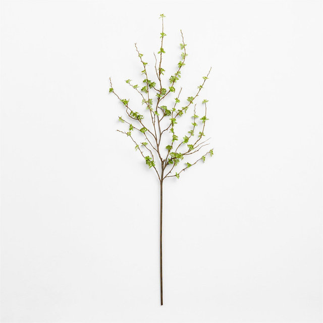 Faux Green Leaf Spray 51"