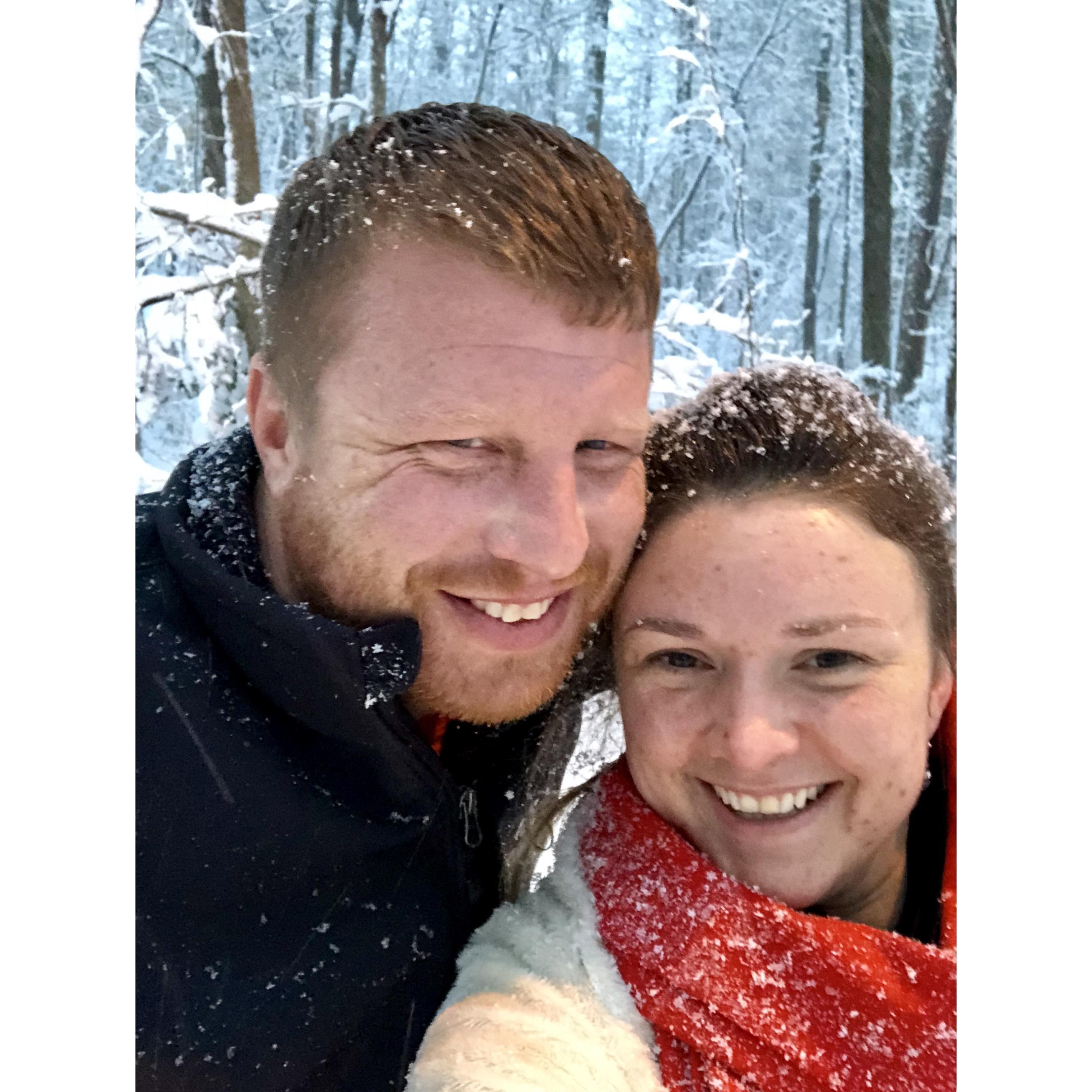 Our First Snow in WildWood Greens