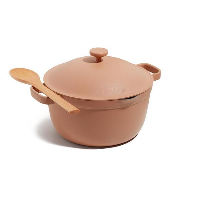 Our Place Perfect Pot - 5.5 Qt. Nonstick Ceramic Sauce Pan with Lid | Versatile Cookware for Stovetop and Oven | Steam, Bake, Braise, Roast | PTFE and PFOA-Free | Toxin-Free, Easy to Clean | Spice