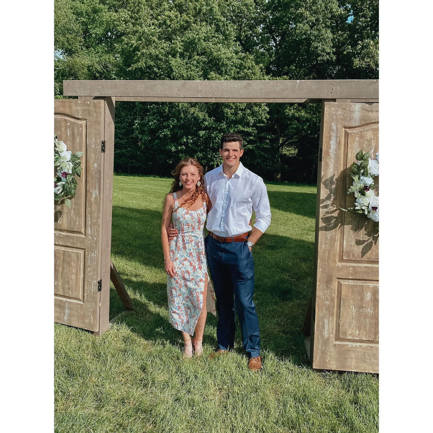 First wedding attended together.