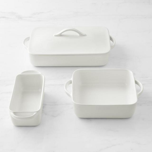 Williams Sonoma Essential Stoneware 3-Piece Bakeware Set