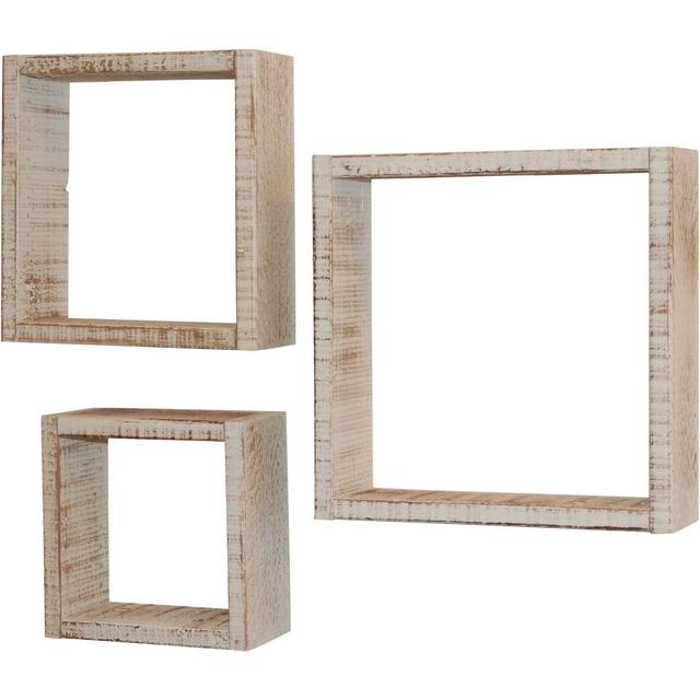 myVintageFinds Floating Box Shelves Rustic Box Shelf for Bathroom Kitchen Or Decorative Wall Decor