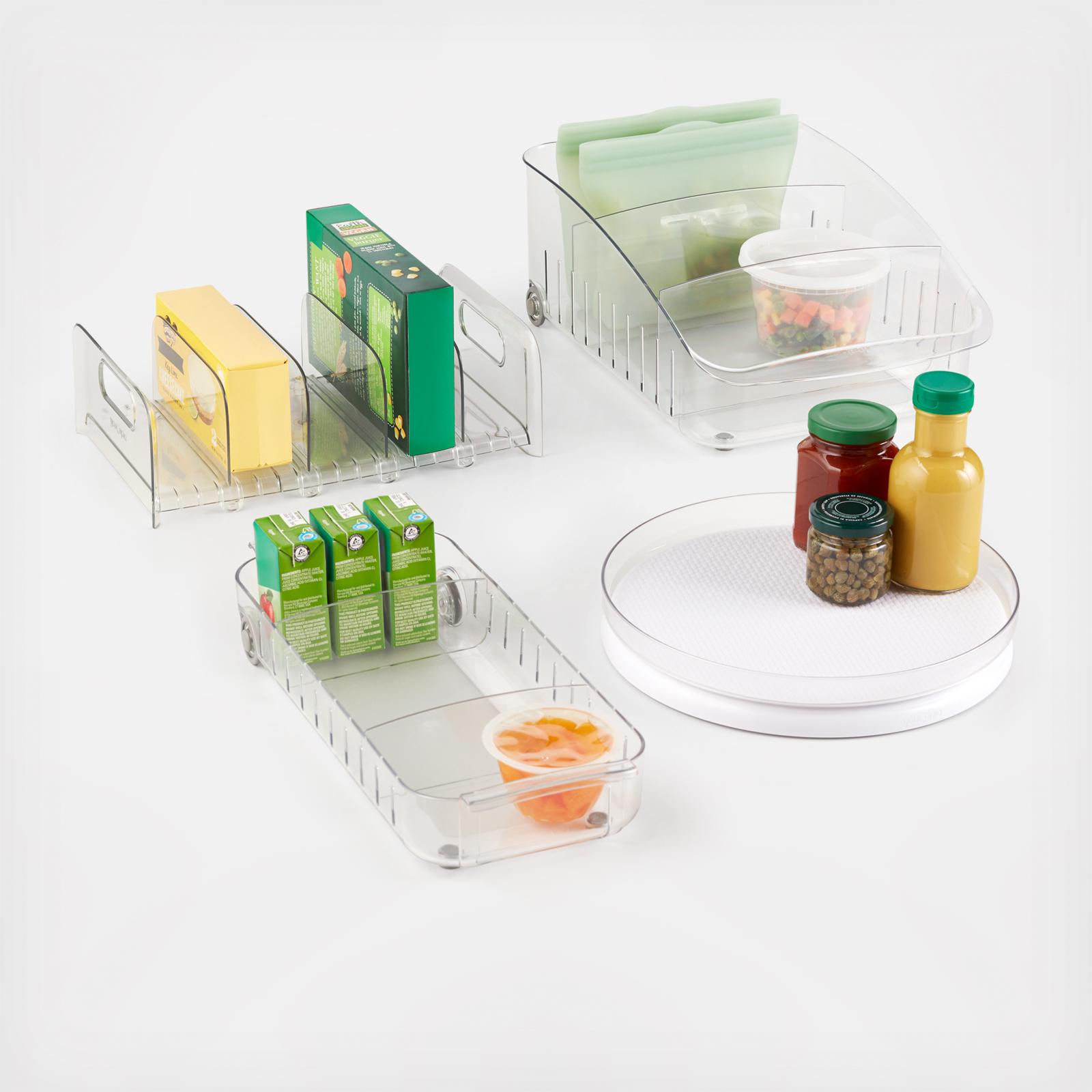YouCopia RollOut Fridge Caddy, 6 Wide, Pack of 2