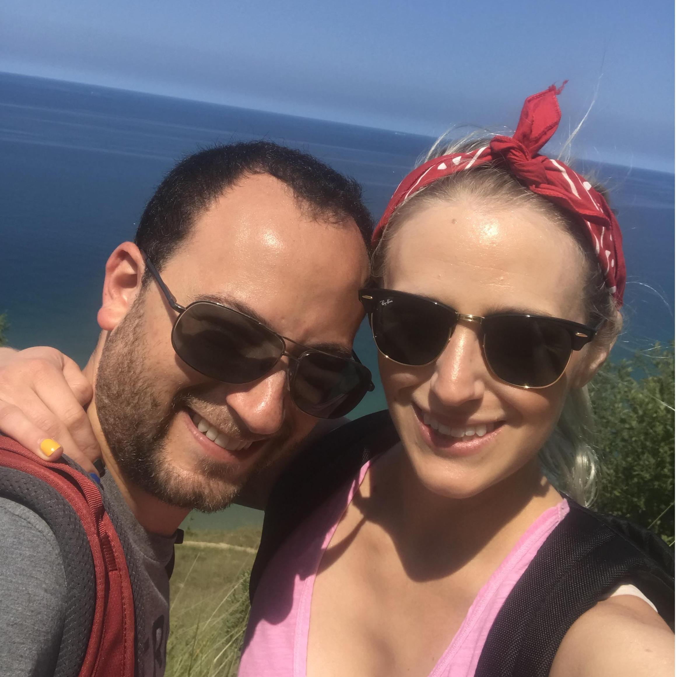Minutes before we got engaged......