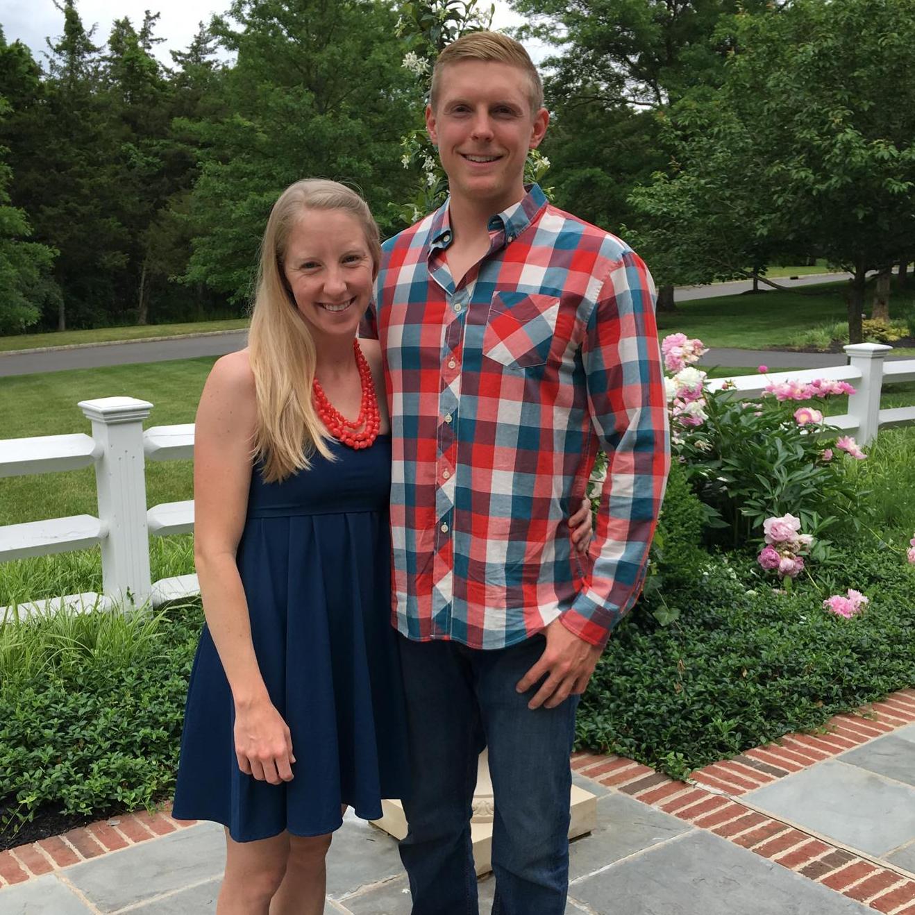 Heading out for a dinner date at the Blue Moose in New Hope, PA during one of Kristin's visits to New Jersey during the 2016 selection camp.